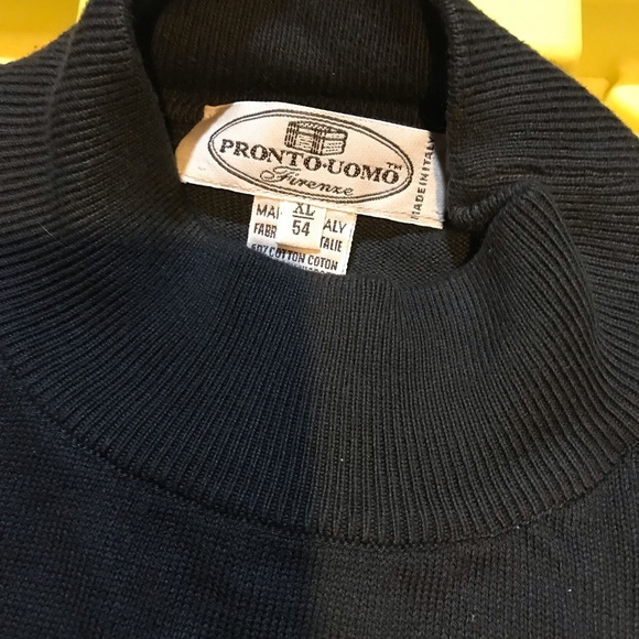 Mens gray green turtleneck sweater size xl - Picture 3 of 3